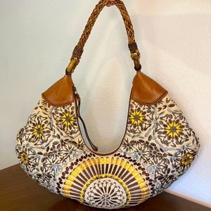 Cole Haan “Sierra” Embroidered Shoulder Bag